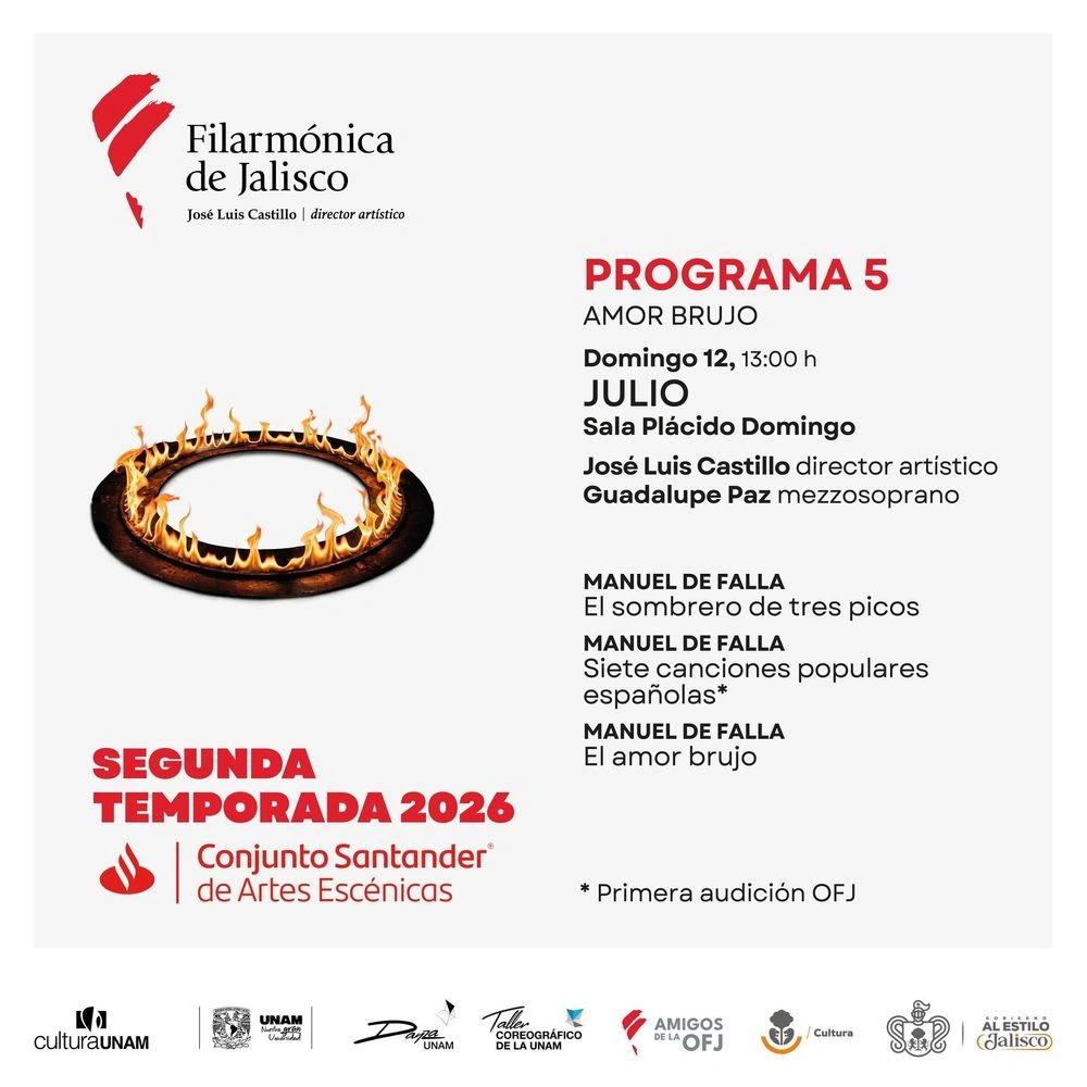 Orquesta Filarmónica de Jalisco Programa 5. Amor brujo
