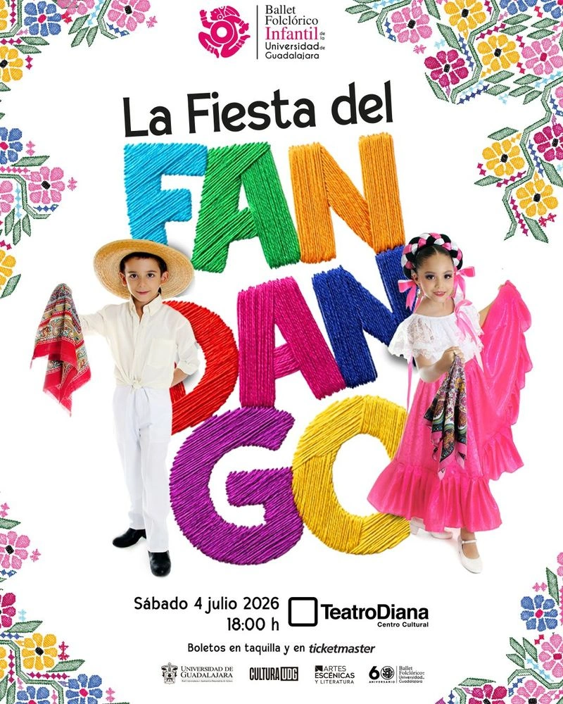 Ballet Folclórico Infantil de la Universidad de Guadalajara presenta “La Fiesta del Fandango”